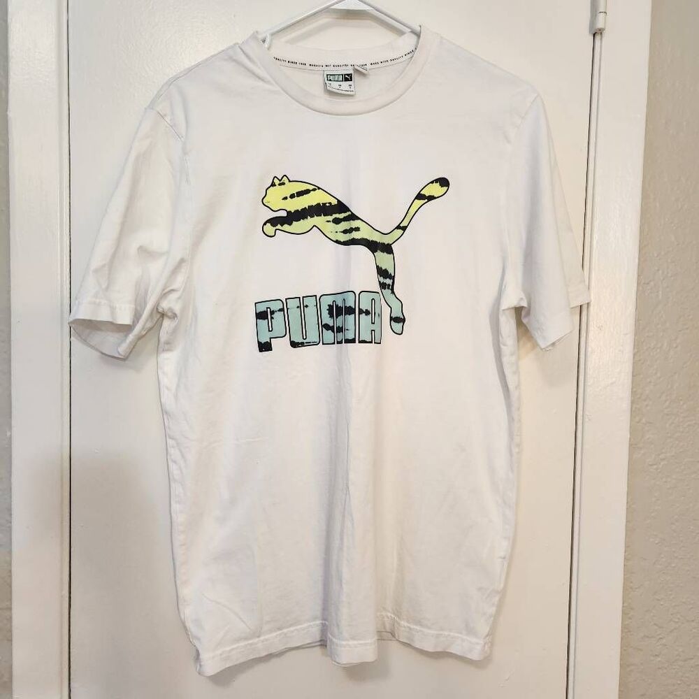 Puma tie dye logo tee